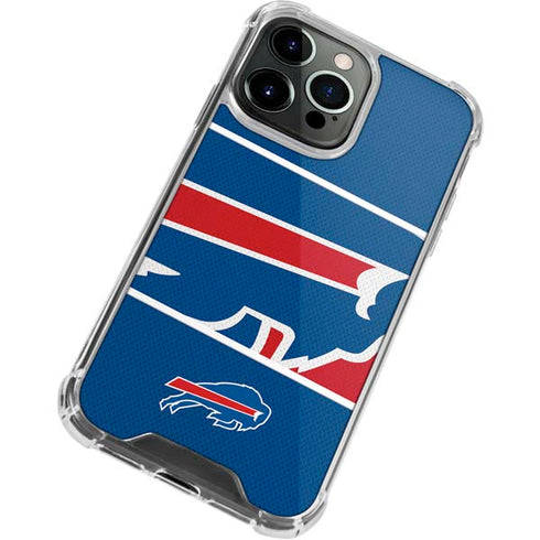 NFL Buffalo Bills Zone Block iPhone 15 Pro Clear Case